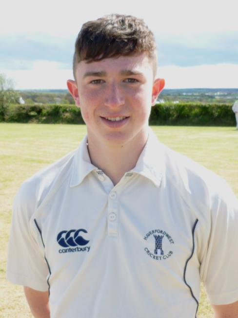 Jake Merry - scored a very good half century for Haverfordwest 2nds